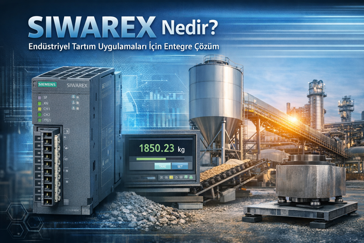 SIWAREX Nedir? Endüstriyel Tartım Uygulamaları İçin Entegre Çözüm