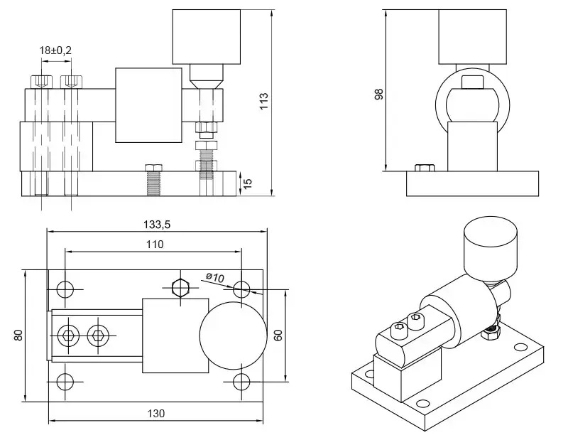 LA66 200C Loadcell