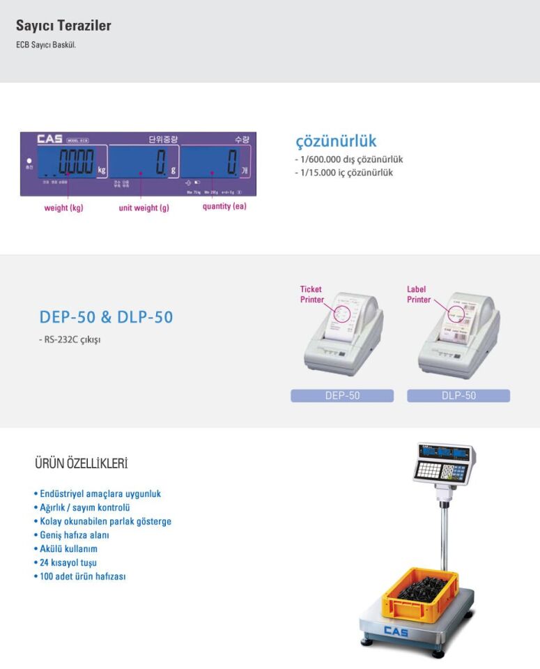 ECB Endüstriyel Baskül