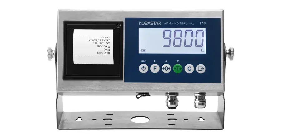 T10 Dahili Termal Yazıcılı İndikatör